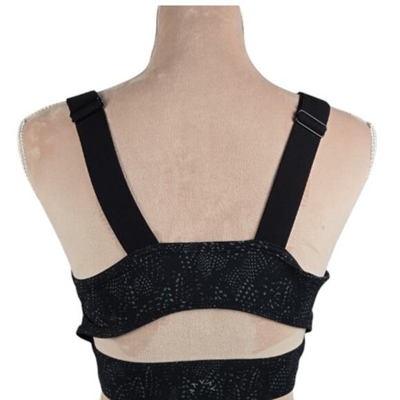 Varley Edris Bra Mono Feather Black Size Small - Picture 3 of 8